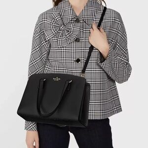 Kate Spade Black Leather Satchel